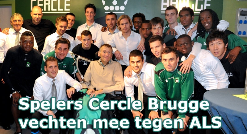 Spelers Cercle Brugge vechten mee tegen ALS